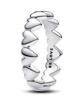 Pandora Moments sydänrivisormus hopea 193427C00