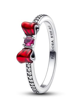 Pandora Disney punainen Lumikki sormus 193652C01