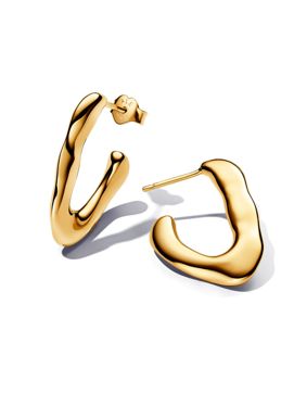 Pandora Essence kullatut kreolikorvarenkaat V-muoto 263290C00