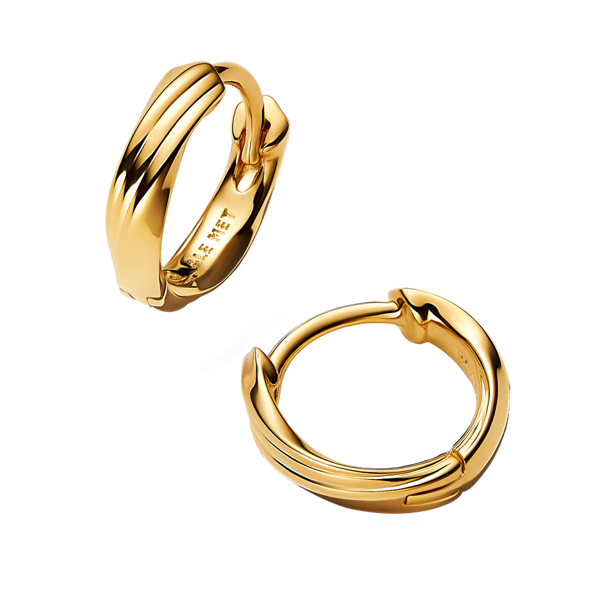 Pandora Essence kullatut korvakorut kiertyvät 263871C00