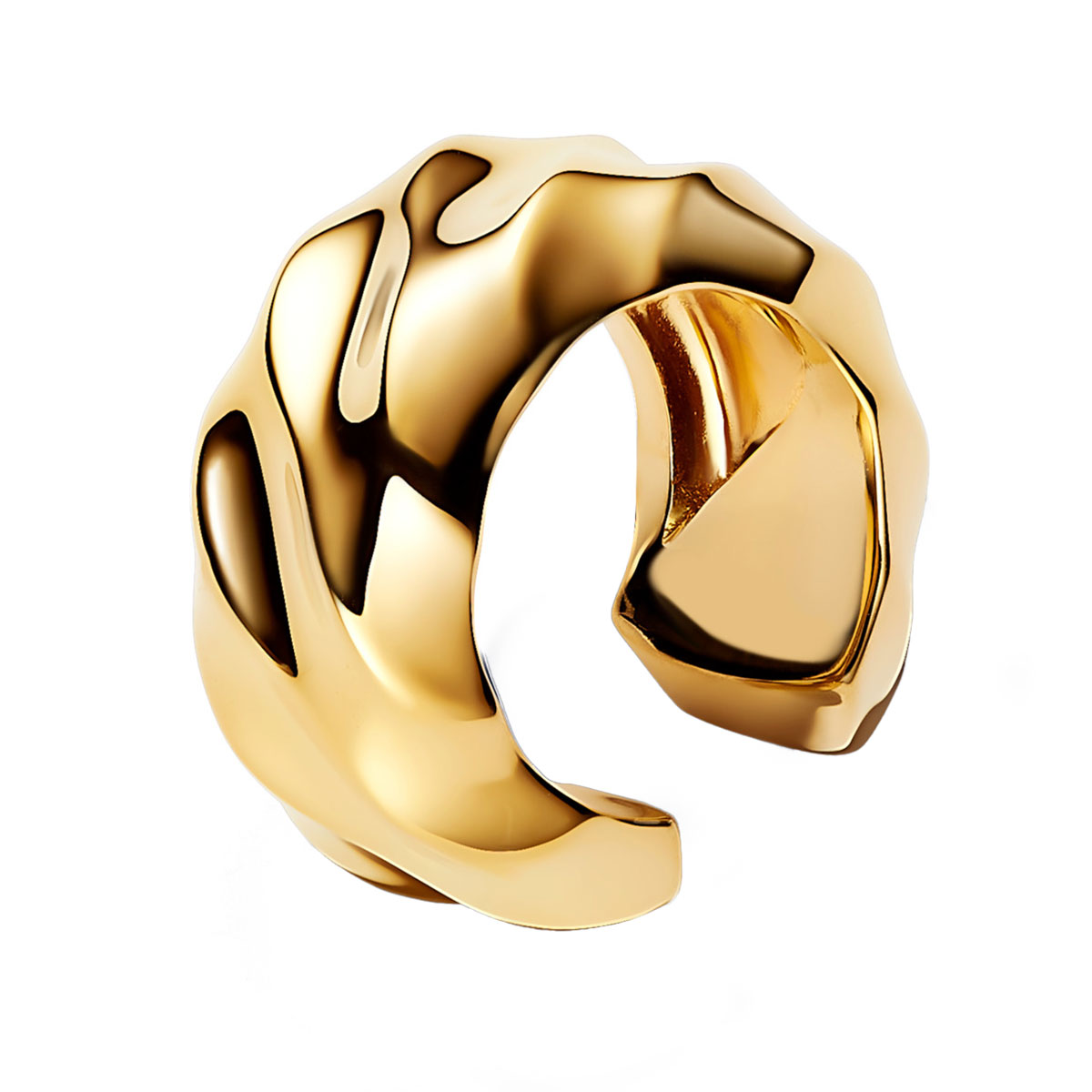 Pandora Essence kullattu ear cuff korvakoru aaltoileva 263872C00