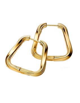 Pandora Essence kullatut korvakorut suuret kolmiot 263876C00