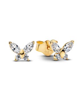 Pandora Timeless kullatut perhoset nappikorvakorut 264264C01