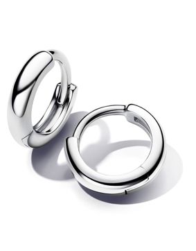 Pandora Essence hopeiset huggie korvarenkaat 293286C00