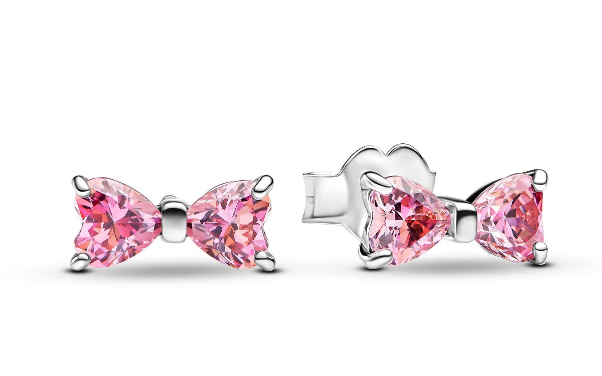 Pandora Timeless rusetti korvakorut pink cz 293505C01