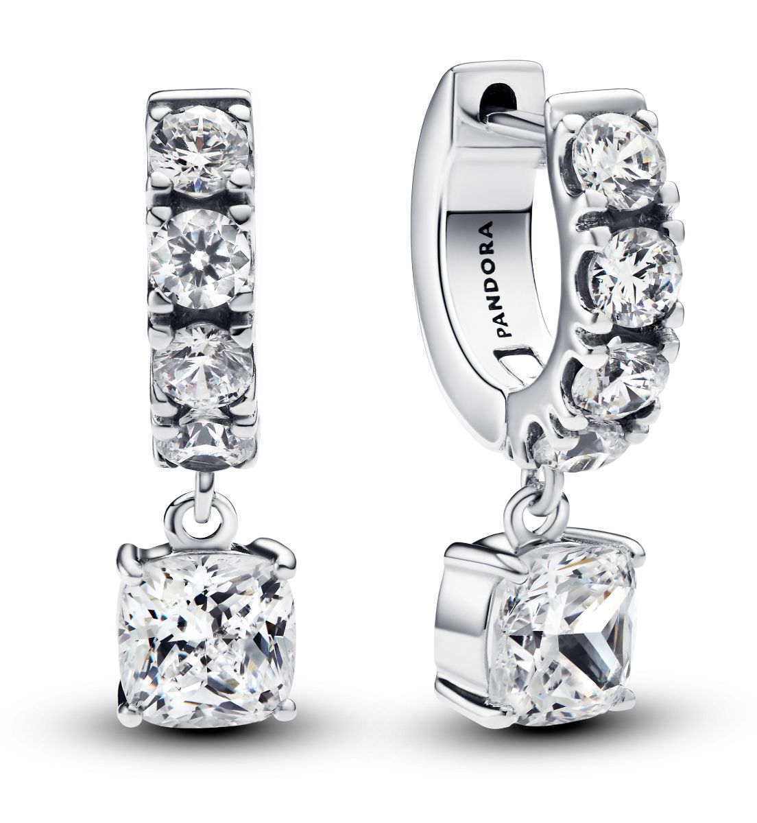 Pandora Timeless hopea korvakorut kirkas cz 293547C01