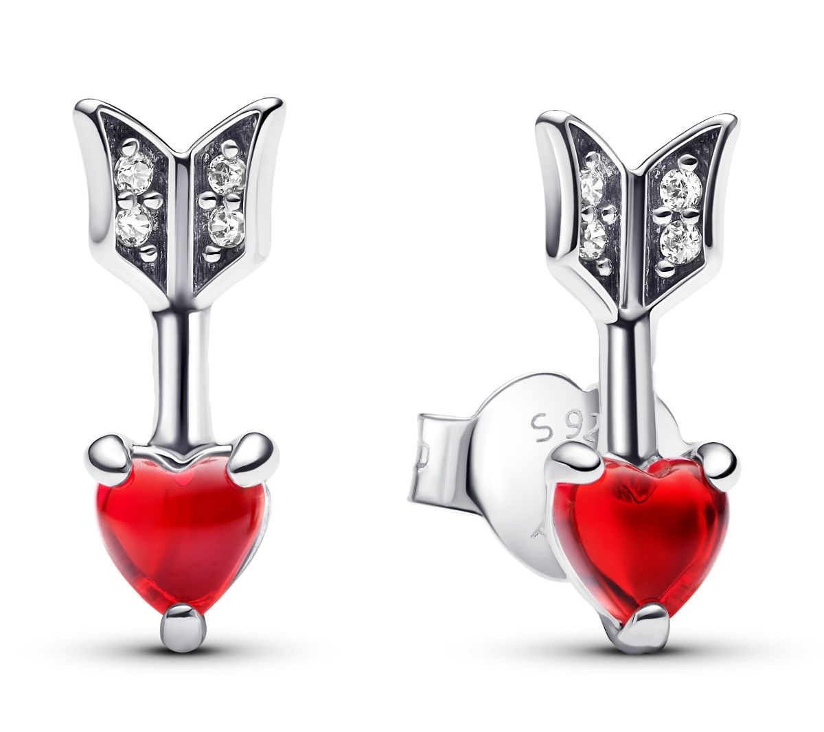 Pandora Moments korvakorut punainen 293668C01