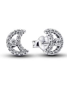 Pandora Timeless kimaltavat kuut hopeakorvakorut 294257C01