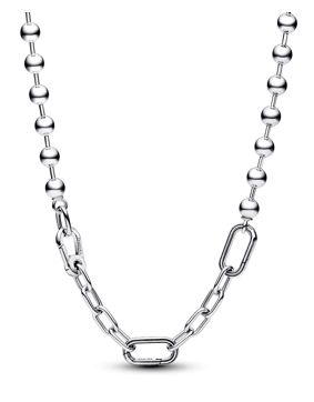 Pandora ME hopeinen lenkki- ja helmikaulakoru 392799C00-45