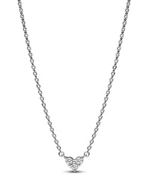 Pandora Timeless hopea sydänkaulakoru 393014C01-45