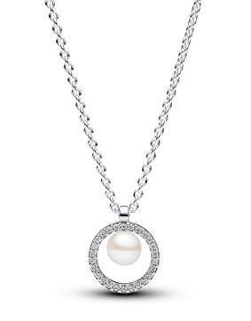 Pandora Timeless hopea helmikaulakoru 45cm pavé 393165C01-45