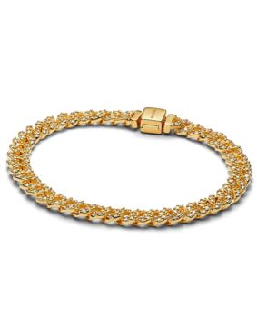 Pandora Timeless Cuban panssari rannekoru kullattu 563008C01