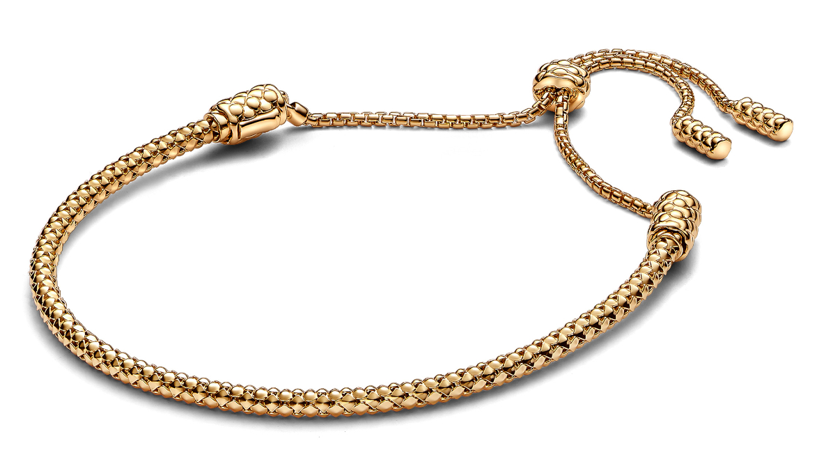 Pandora Moments kullattu rannekoru nastapintainen 563090C00-2