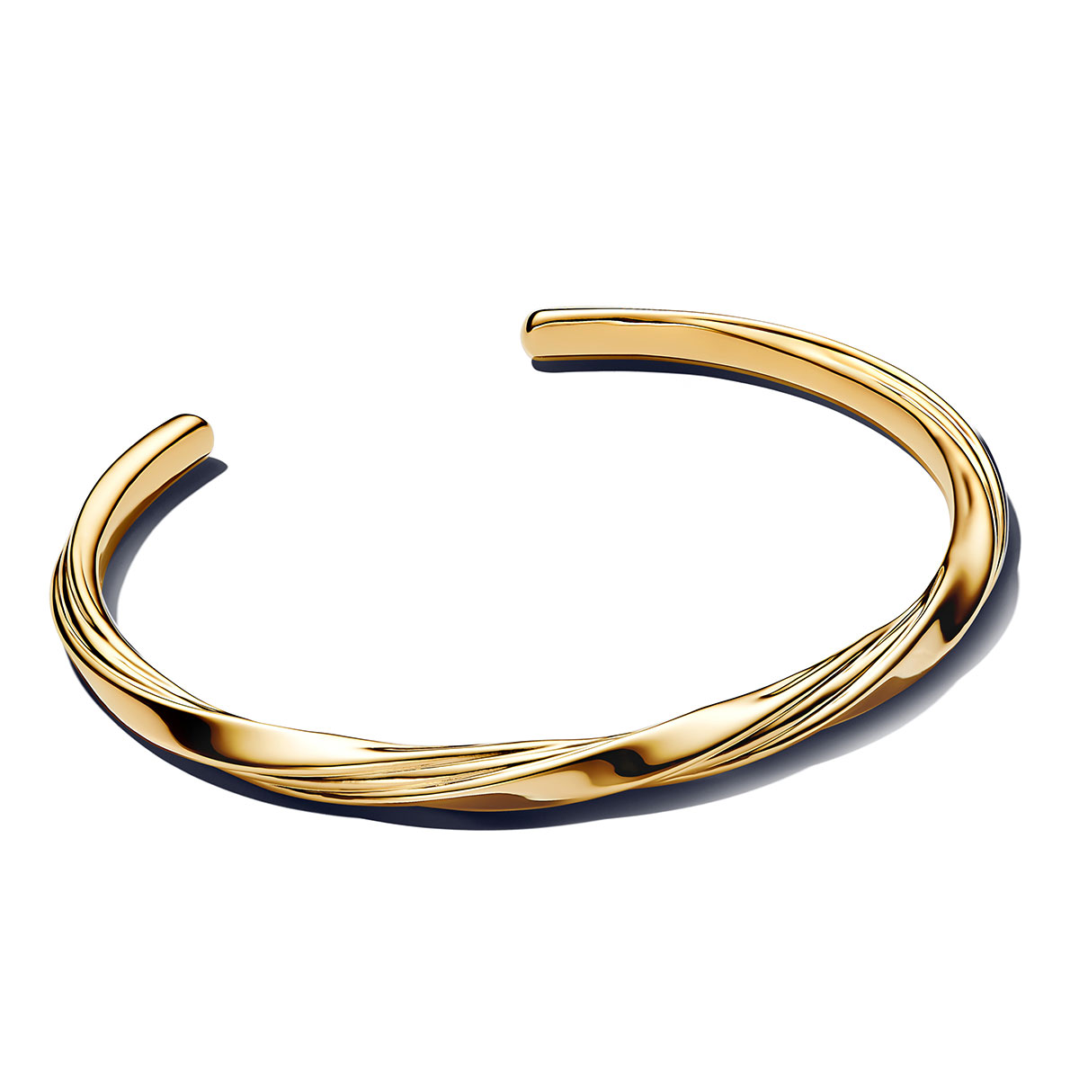 Pandora Essence kullattu rannerengas kierretty avoin 563869C00