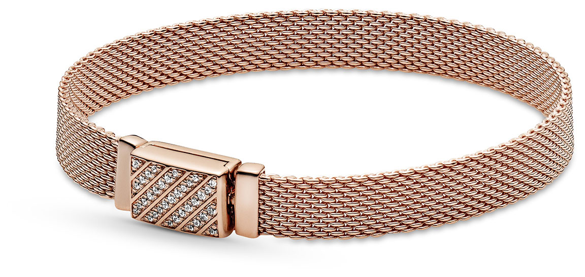 Pandora Reflexions rannekoru pitkällä pavé-lukolla 589358C01