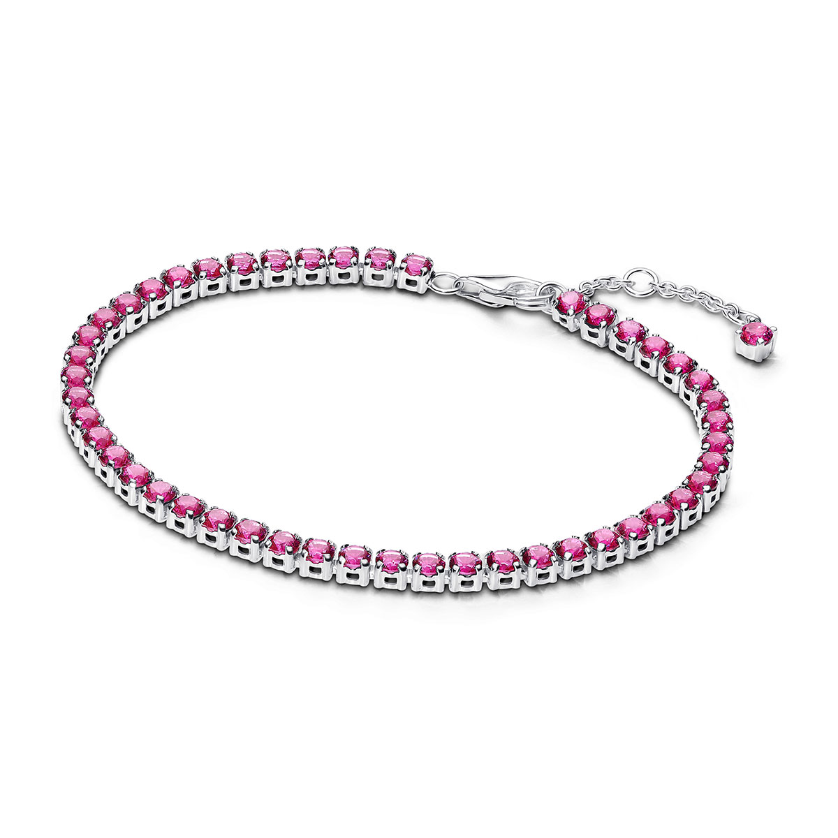 Pandora Timeless tennis rannekoru kimalteleva pinkki 591469C04