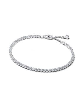 Pandora Timeless kimaltava hopearannekoru 593927C01