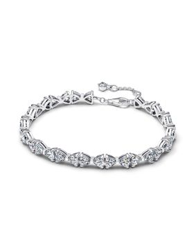 Pandora Timeless hopeinen rusetti rannekoru 594262C01