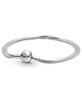 Pandora Moments rannekoru usealla käärmeketjulla 599338C00