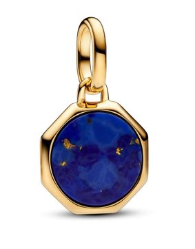 Pandora ME kaiverettava kullattu minihela sininen 763388C01