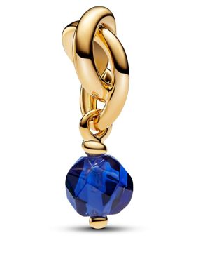 Pandora Moments kullattu hela syvänsininen onnenkivi 763462C09