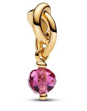 Pandora Moments kullattu hela pinkki onnenkivi 763462C10