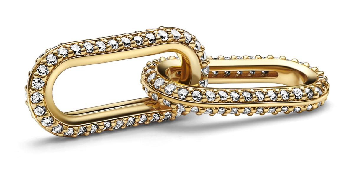 Pandora ME kullattu tuplalenkki hela pavékoristeltu 769660C01