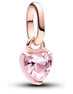 Pandora ME vaaleanpunainen kullattu chakra sydänhela 783042C01