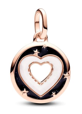 Pandora ME Hearts Medallion Charm 14k Rose gold-plated hela 783080C01