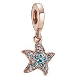 Pandora 14k Rose Gold-Plated Sparkling Starfish hela 788942C01
