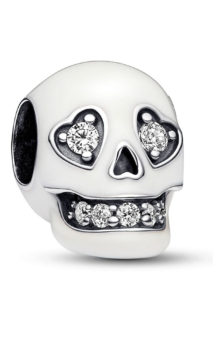 Pandora Halloween pimeässä hohtava pääkallohela 792811C01