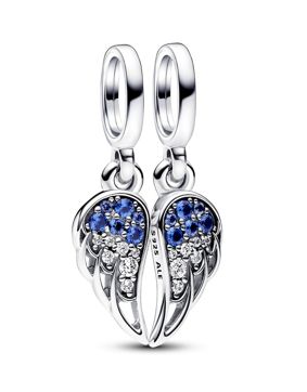 Pandora Moments jaettavat enkelinsiivet hopeahela 792821C01