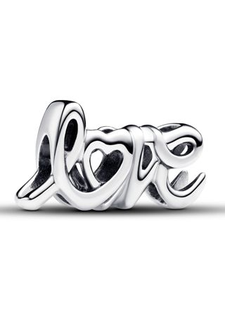 Pandora Moments Handwritten Love Charm Sterling silver hela 793055C00
