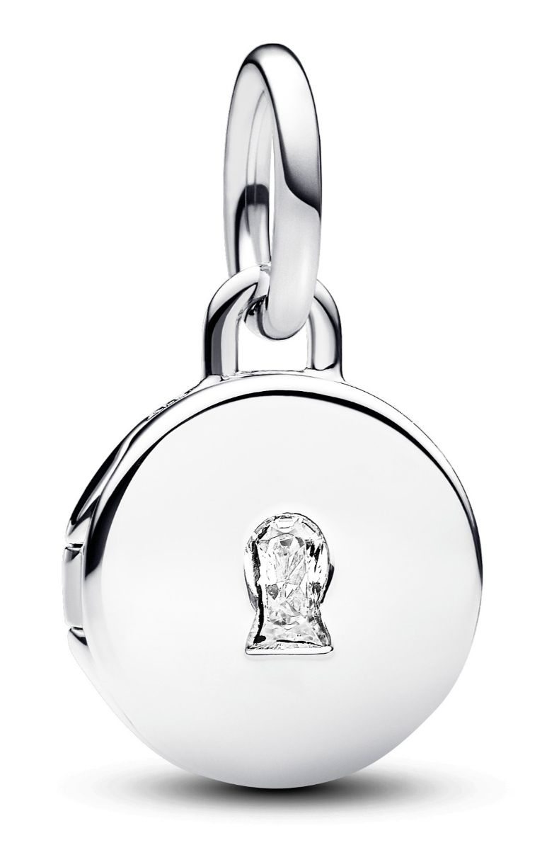 Pandora Moments hopeinen kaiverettava ja avattava hela 793066C01