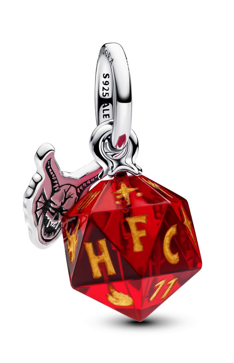 Pandora Stranger Things HFC punainen noppa hela 793564C01