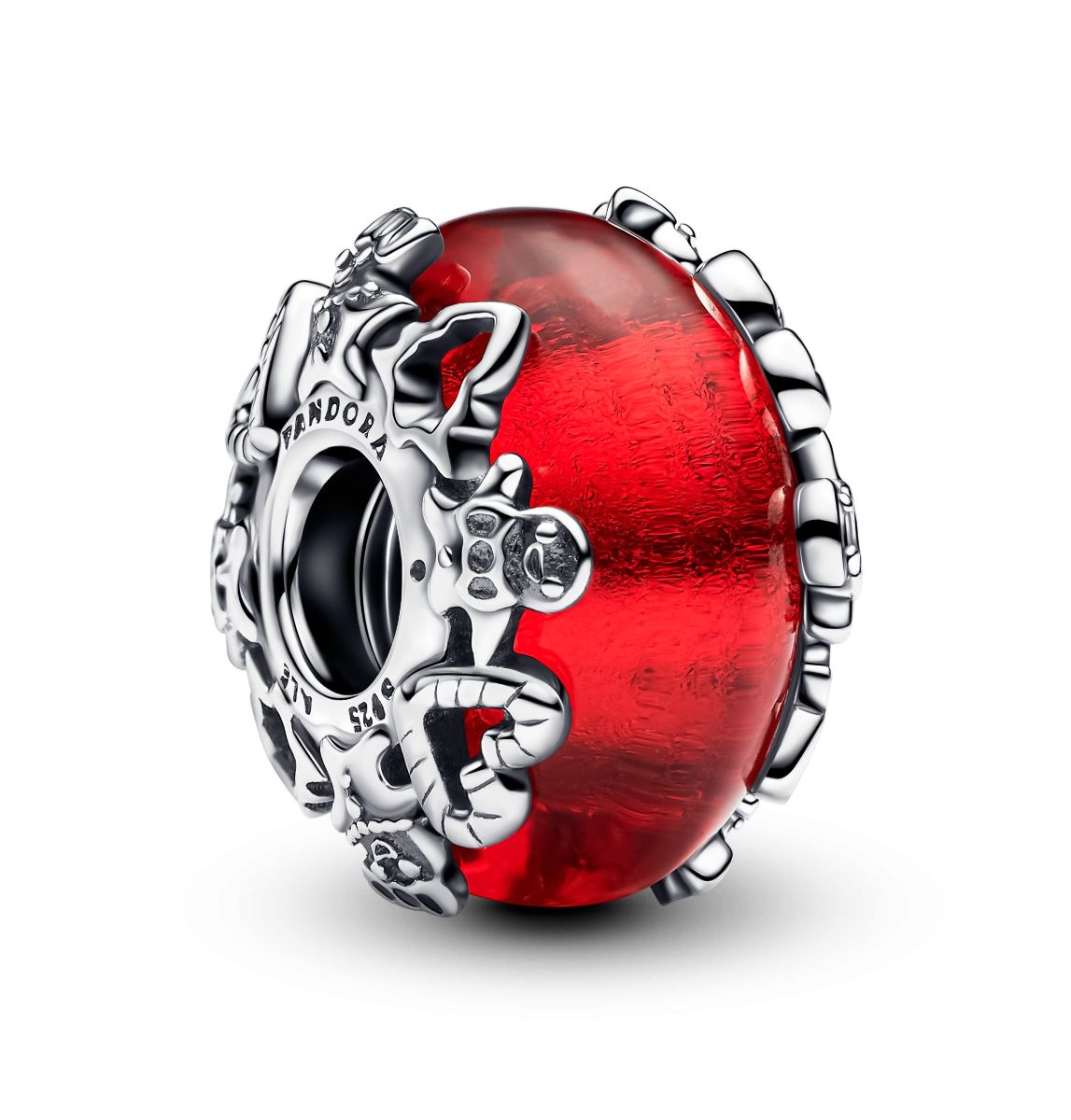 Pandora Moments punainen murano hela 793597C00