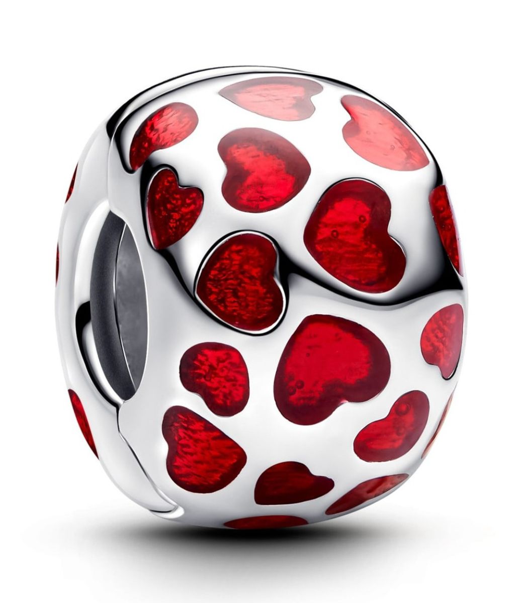 Pandora Moments hela punaiset sydämet 793679C01