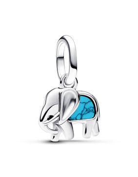 Pandora ME hopeinen norsu hela turkoosi 793858C01