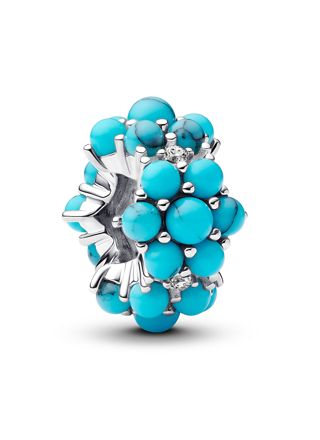 Pandora Moments hopeahela koralli turkoosi 793897C02