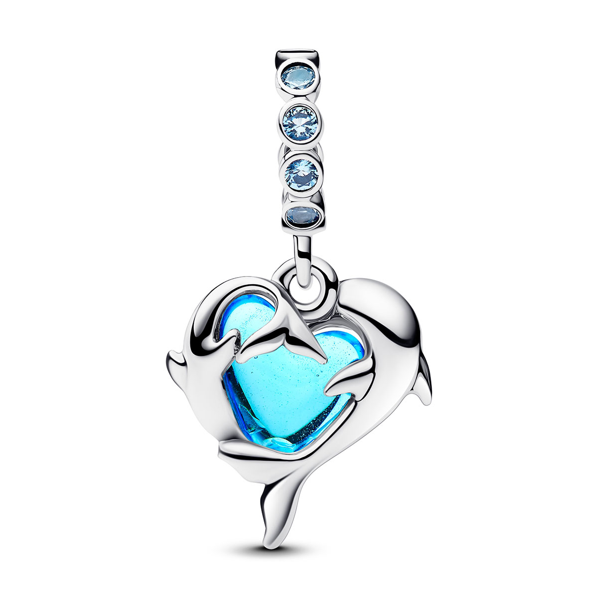 Pandora Moments hopeahela sininen delfiini 793924C01
