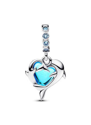 Pandora Moments hopeahela sininen delfiini 793924C01