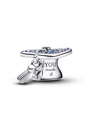 Pandora Moments 2026 Valmistujaislakki hela hopea 794461C01