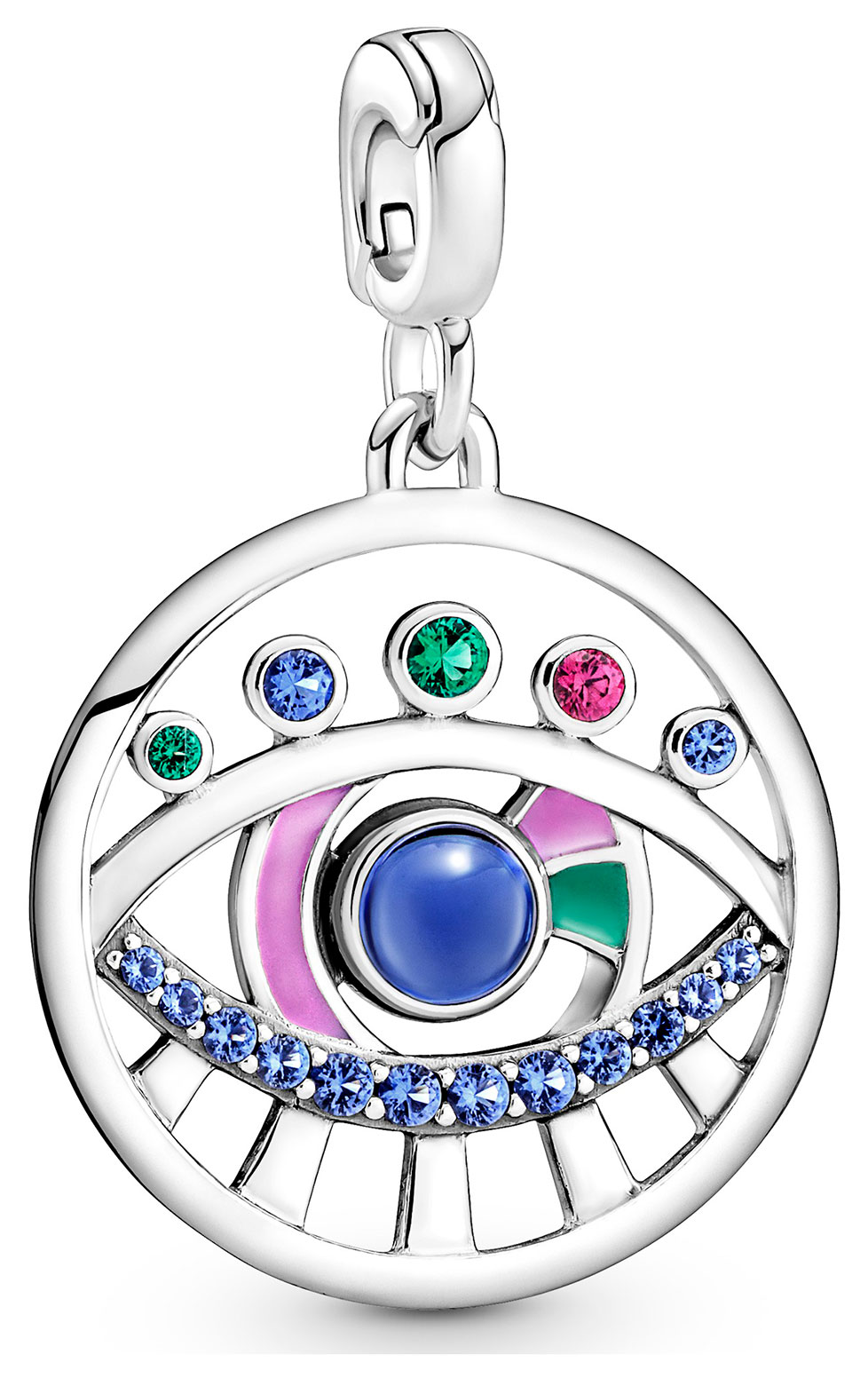 Pandora Me hela The Eye Medallion Sterling Silver 799668C01 - Keskisen ...