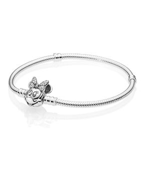 Pandora Disney Minnie Mouse hopea rannekoru 597770CZ