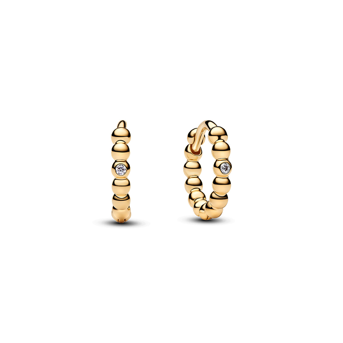 Pandora Signature helmikoristellut huggie-korvakorut 264823C01