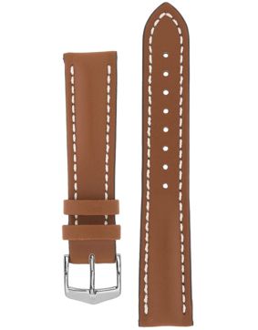Hirsch Heavy Calf kullanruskea nahkaranneke 014 75 0 70