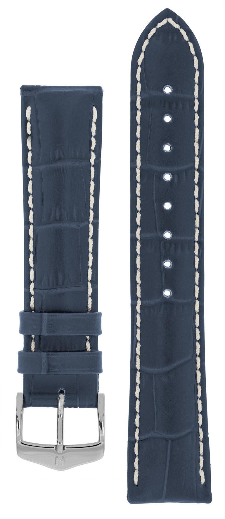 Hirsch Modena sininen nahkaranneke 1030 28 80