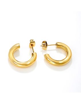 Madoww Hoop kullatut korvakorut 20mm