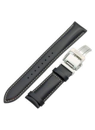 Seiko Alpinist sarjan musta nahkaranneke LOL8011J0