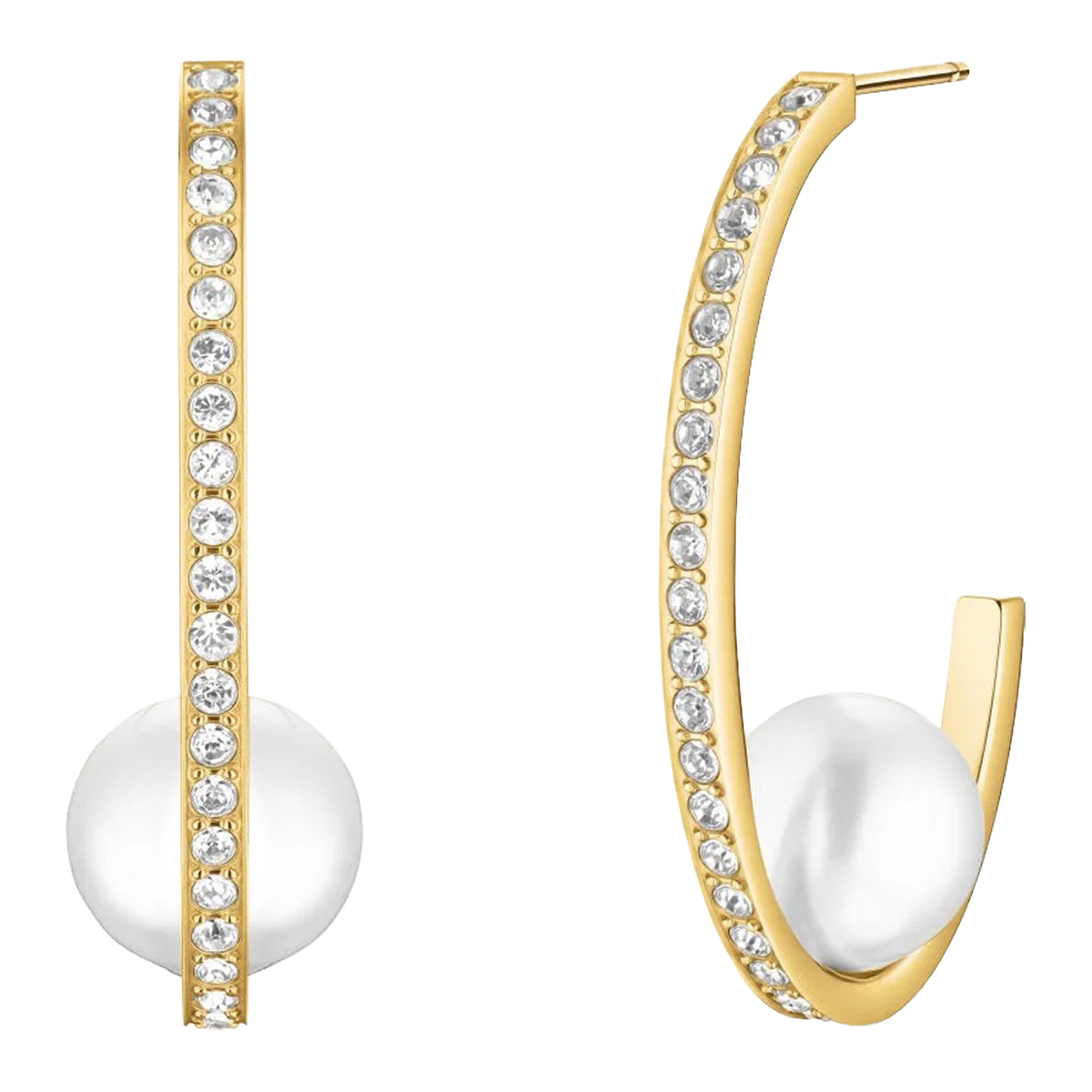 Rosefield Modern Pearl Statement kullatut korvakorut JEPSG-J1290